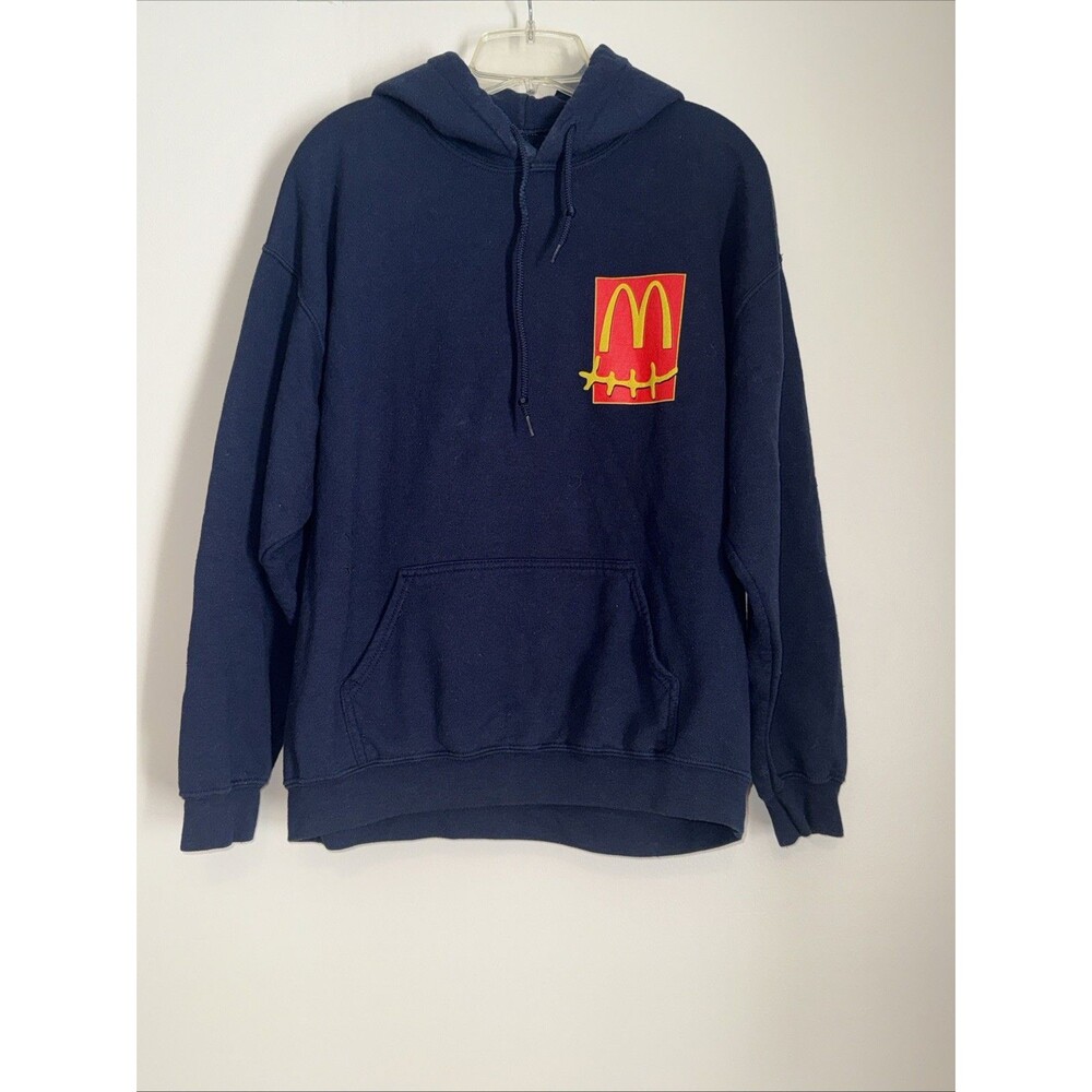 Travis Scott X McDonald's Cactus Jack Up All Night Sticker Hoodie Size Medium M